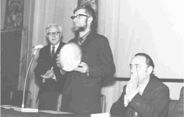 В.С. Гребенников выступает на Всесоюзном съезде Энтомологического общества, 4-8 февраля 1975 г.