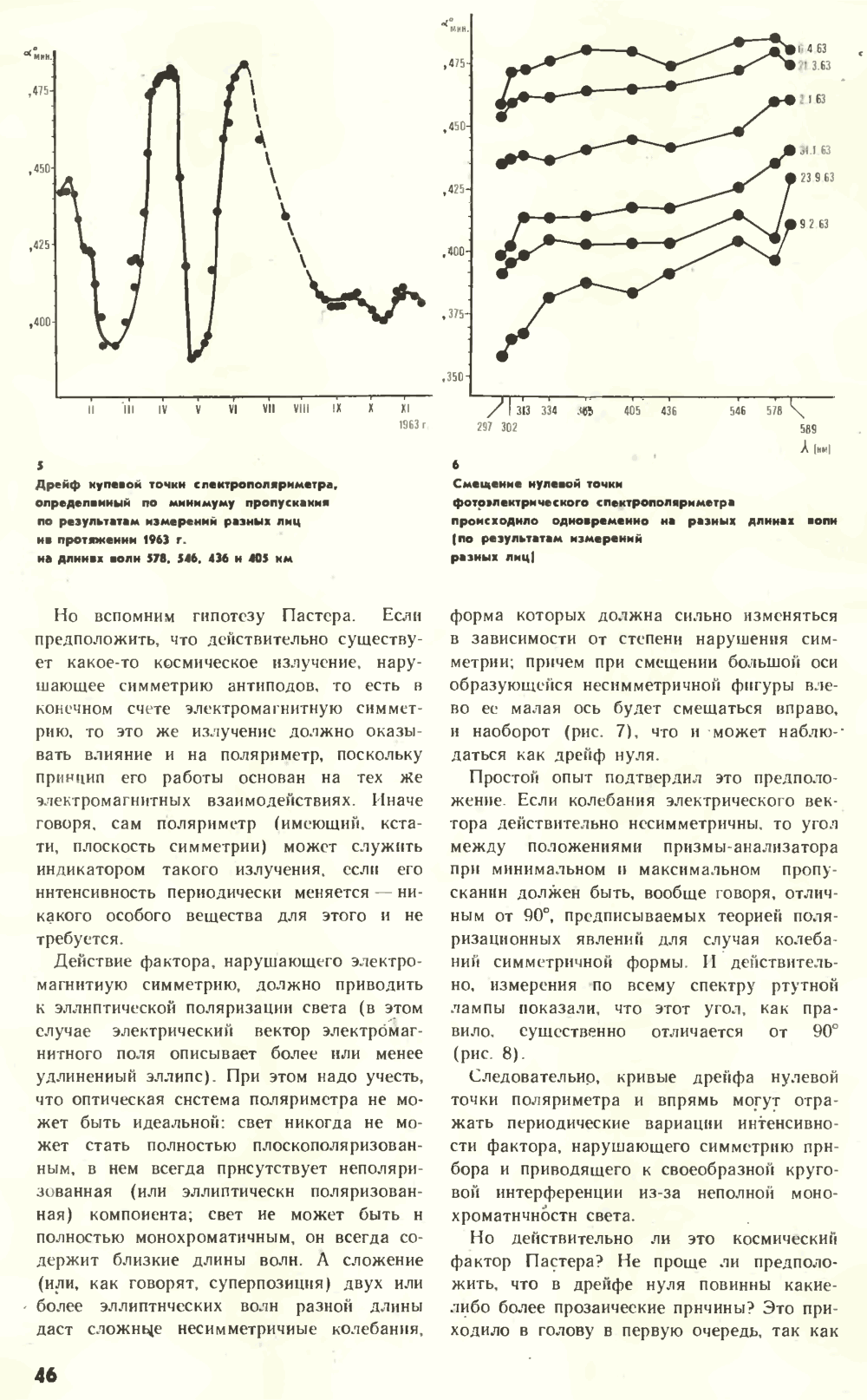 Что нарушает симметрию? В.Е. Жвирблис. Химия и жизнь, 1977, №12, с.42-49. Фотокопия №5