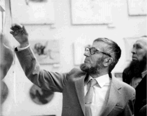 Основатель <q>Музея агроэкологии и охраны окружающей среды</q> в СибНИИЗиХ В.С. Гребенников, 1982 г.